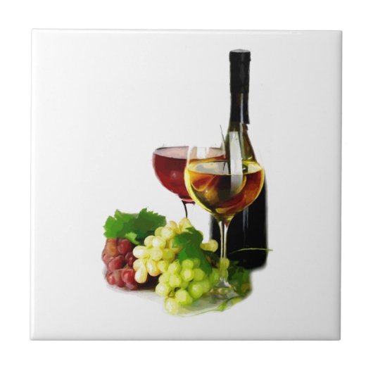 Weintrauben Fliese (Vorderseite)