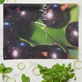 Weintrauben Geschirrtuch (Gefaltet)