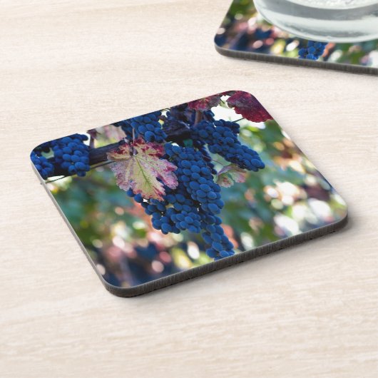 Weintrauben Getränkeuntersetzer (Linke Seite)