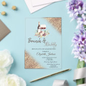 Weintrauben Glitter Bokeh Brunch & Bubbly Acryleinladungen (In Situ (Hochzeit))
