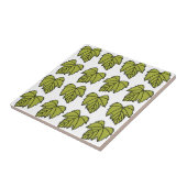 Weintrauben Grüne Blätter Reben Fliese (Seite)