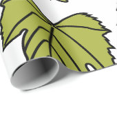 Weintrauben Grüne Blätter Reben Geschenkpapier (Rolleneckpunkt)