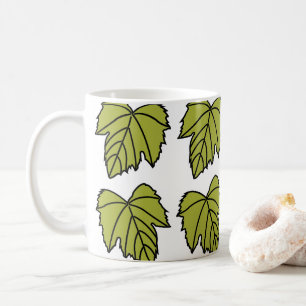 Weintrauben Grüne Blätter Reben Kaffeetasse