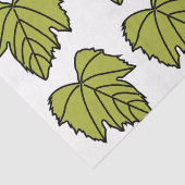 Weintrauben Grüne Blätter Reben Seidenpapier (Detail)