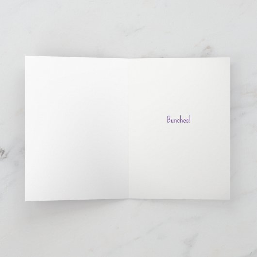 Weintrauben Hübsch Spaß Danke Karten (Innenseite)