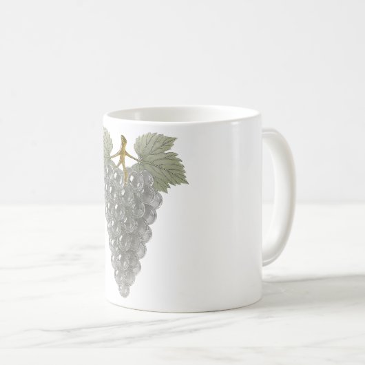 Weintrauben Kaffeetasse (VorderseiteRechts)