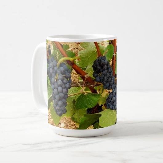 Weintrauben Kaffeetasse (Vorderseite Links)