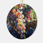 Weintrauben Keramik Ornament (Links)