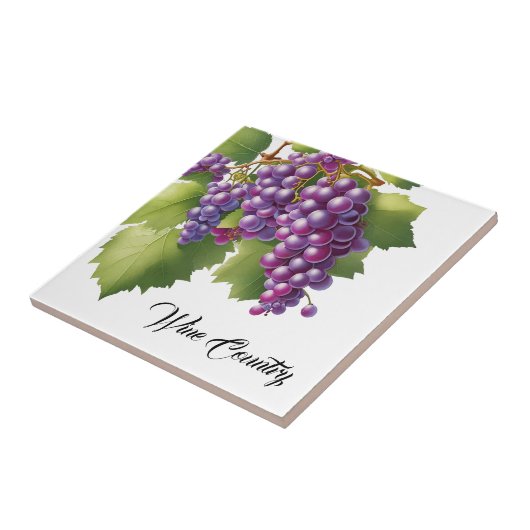 Weintrauben Land Weintrauben Tile Fliese (Seite)