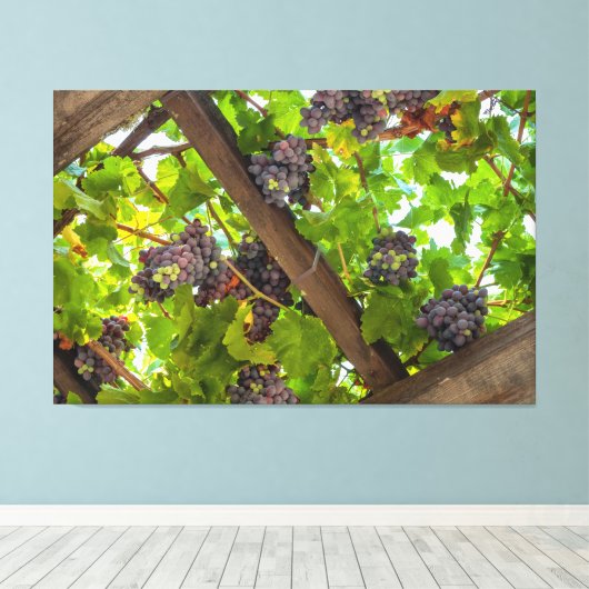 Weintrauben Leinwanddruck (Insitu (Holzboden))
