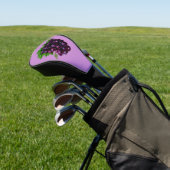 Weintrauben Lila Golf Headcover (In SItu)