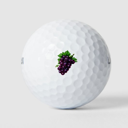 Weintrauben Lila Golfball (Vorderseite)
