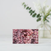 Weintrauben | Logo für Wein Visitenkarte (Stehend Vorderseite)