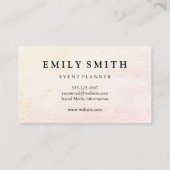 Weintrauben | Logo für Wein Visitenkarte (Rückseite)