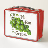 Weintrauben Mittagessen Metall Brotdose (Vorderseite)