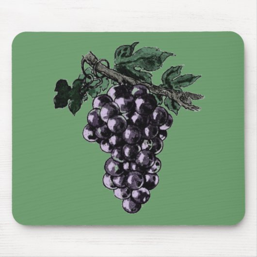 Weintrauben Mousepad (Vorne)