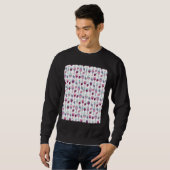 Weintrauben Muster Grafik Sweatshirt (Vorne ganz)