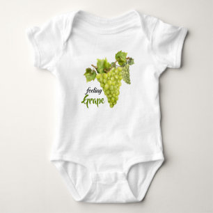 Weintrauben Obst Baby Strampler