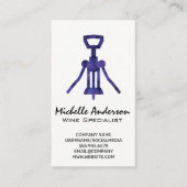 Weintrauben öffnen visitenkarte (Vorderseite)