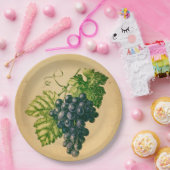 Weintrauben Pappteller (Party)