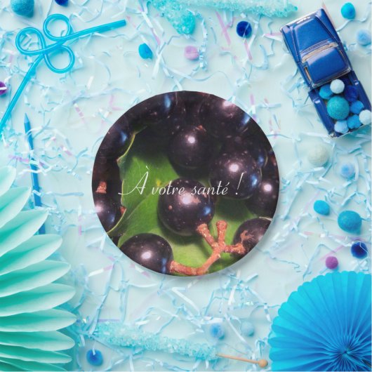 Weintrauben Pappteller (Party)