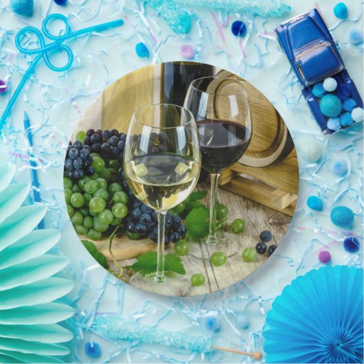 Weintrauben Pappteller (Party)