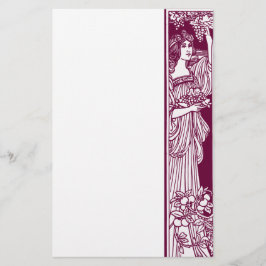 Weintrauben pflücken briefpapier