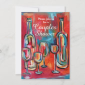 Weintrauben Polterabend Party Einladung (Vorderseite)