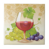 Weintrauben Print Tile Fliese (Vorderseite)