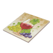 Weintrauben Print Tile Fliese (Seite)