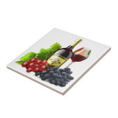 Weintrauben Print Tile Fliese (Seite)