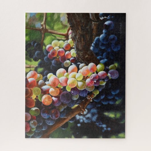 Weintrauben Puzzle (Vertikal)