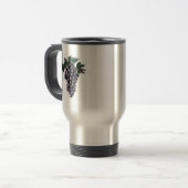 Weintrauben Reisen Mug Reisebecher (Vorderseite Links)