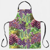 Weintrauben Rot-grüne Trauben Collage Sommelier Schürze (Vorderseite)