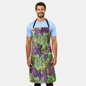 Weintrauben Rot-grüne Trauben Collage Sommelier Schürze (Getragen)