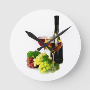 Weintrauben Runde Wanduhr