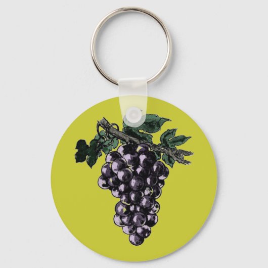 Weintrauben Schlüsselanhänger (Vorderseite)