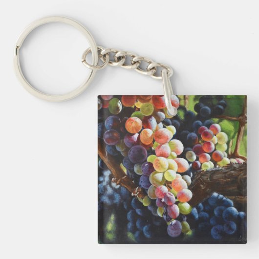 Weintrauben Schlüsselanhänger (Vorderseite)