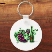 Weintrauben Schlüsselanhänger (Vorderseite)