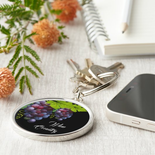 Weintrauben Schlüsselanhänger (Seite)