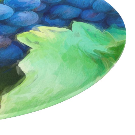 Weintrauben Schneidebrett (Ecke)