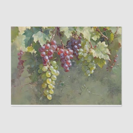 Weintrauben Seidenpapier (Vorderseite)