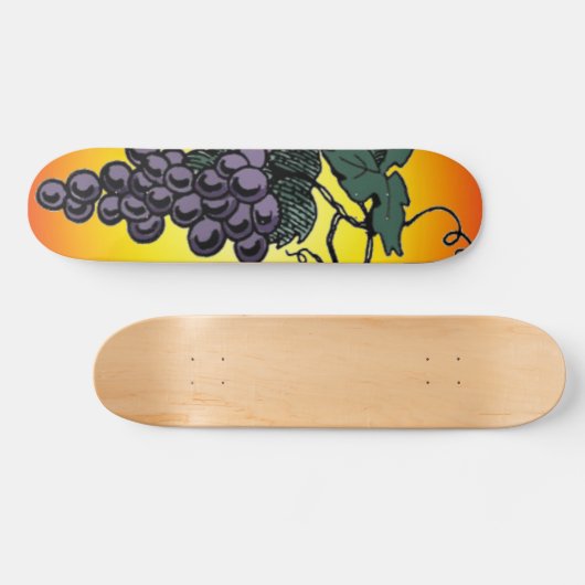 Weintrauben Skateboard (Horizontal)