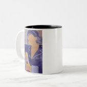 Weintrauben Sommelier und Tasse Weinangebot (Vorderseite Links)