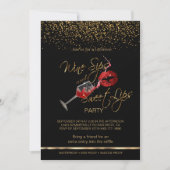 Weintrauben und süße Lippen Lipsense Party Einladung (Vorderseite)