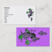 Weintrauben - Visitenkarten Visitenkarte (Vorne/Hinten)