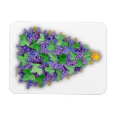 Weintrauben Weihnachtsbaum Magnet (Horizontal)