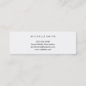 Weintrauben | Weinberg Mini Visitenkarte (Rückseite)