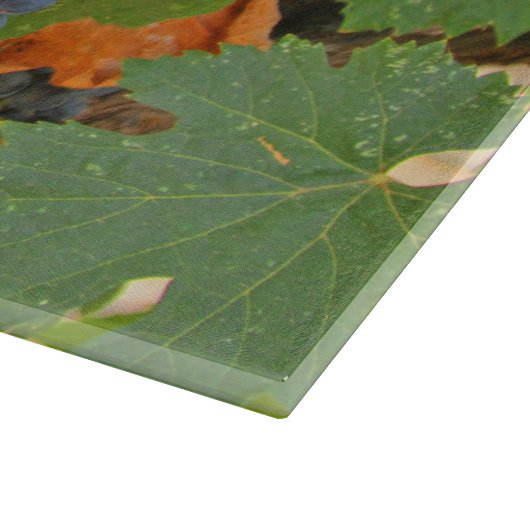 Weintrauben Weinberg Schneidebrett (Ecke)