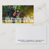 Weintrauben | Weinberg Visitenkarte (Vorne/Hinten)